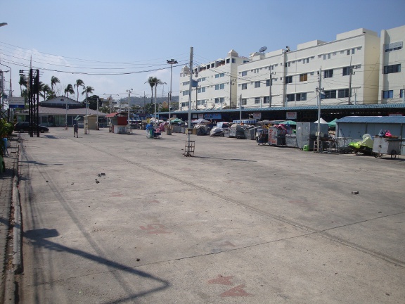 The market area by day