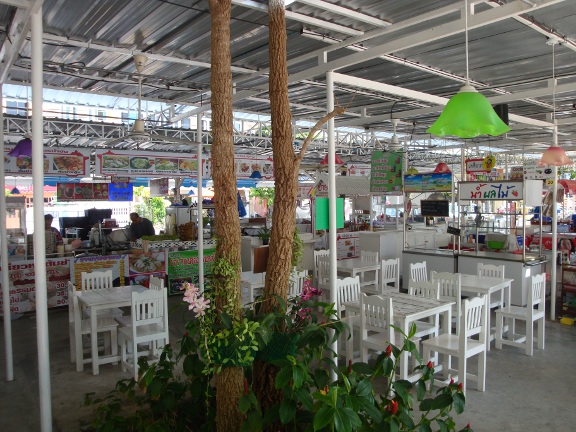 Food court during day