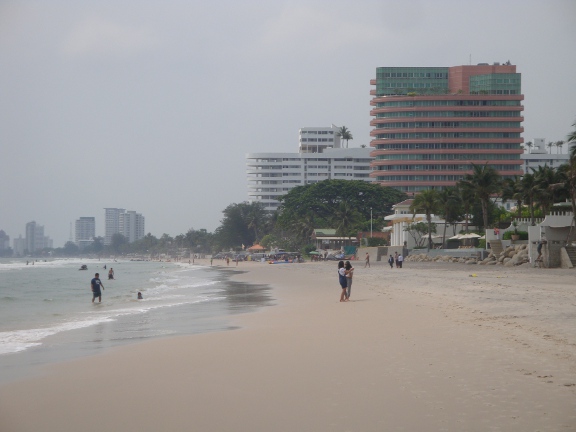 The beach from Soi 77 exit