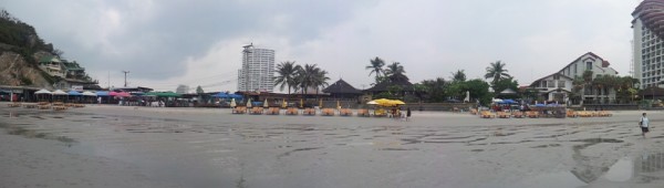 end of this beach which ended at the Supatra Hotel, and below the giant Buddha statue.