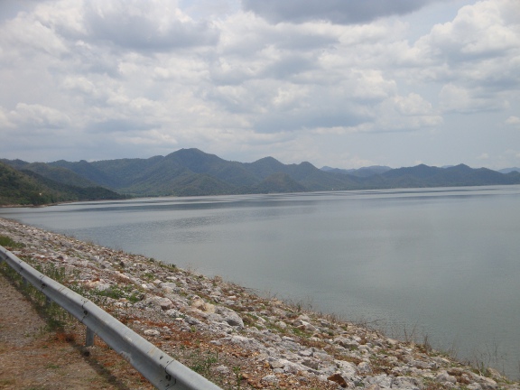 the lake on the other side made for some stunning views