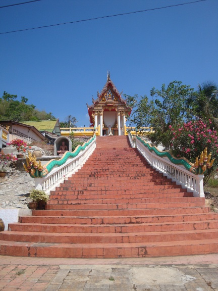 the main temple, which was on top of the hill