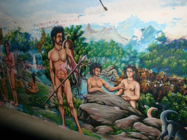 murals painted on the walls