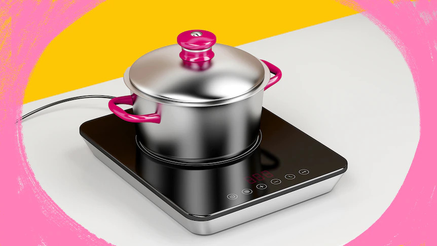 Not to go all clickbait on you, but keep reading for a potentially *surprising* expert verdict on portable induction set-ups.(Adobe Stock/ABC Everyday: Luke Tribe)