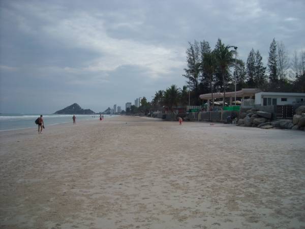 Hua Hin beach south end