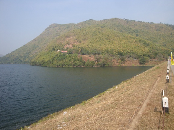 Looking right from the dam.