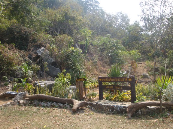 Entrance to the Nature Trail from the roadside