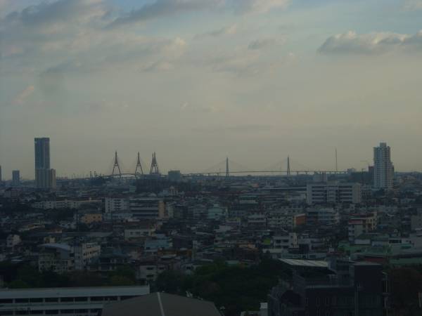 Bridge and Skyline in Bangkok