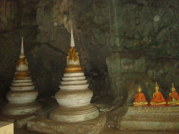 Images within the cave.