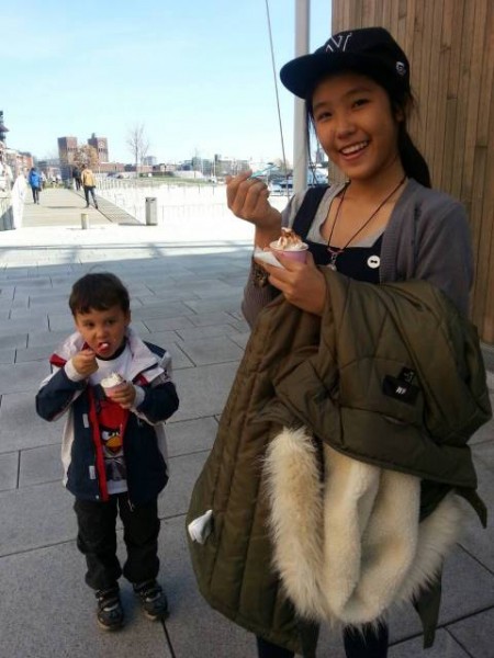 Italian Ice Cream in Norway for a Thai