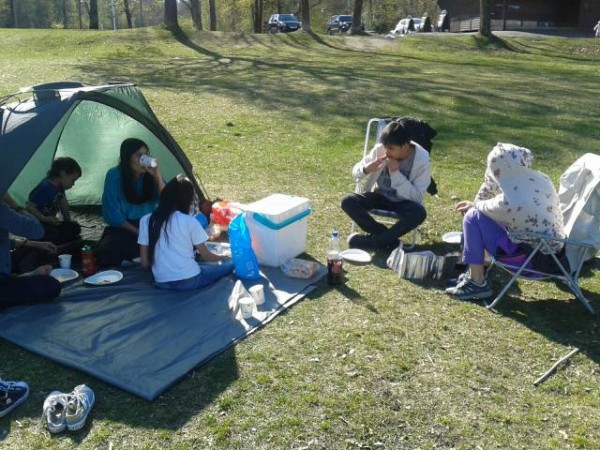 Base Camp Shelter from the Issan Sun