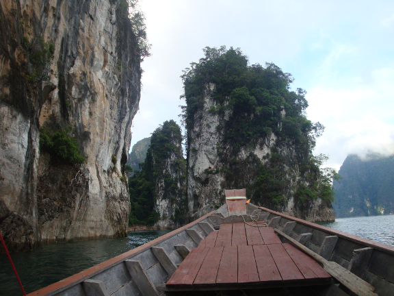 Limestone karsts everywhere - beautiful.