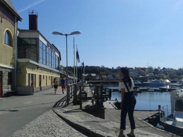 Harbour view of Strømstad and ideal locasion for &quot;Utepils&quot; (Outdoor - Beer