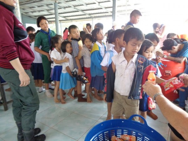 the Infant Class had by now digested their ice creams, and were invited back for more