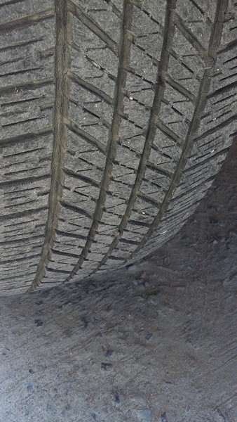 Driver's side front tyre