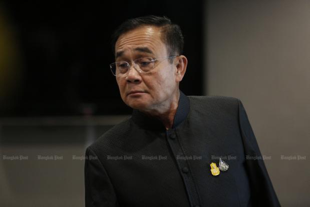 MPs and senators voted for Gen Prayut Chan-o-cha to be the prime minister in their joint meeting on Wednesday. (Photo by Pornprom Satrabhaya)