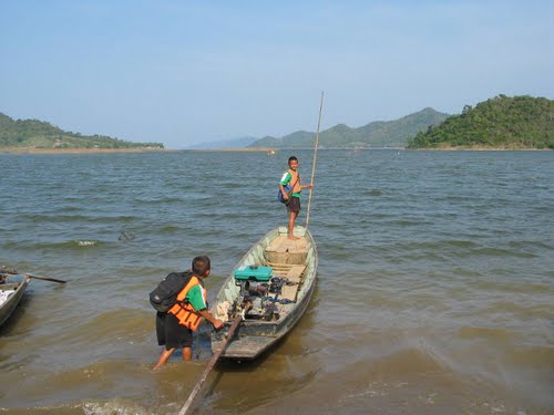 Young Boatmen on Pranburi Dam.jpg
