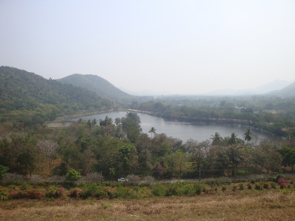 View below the dam.